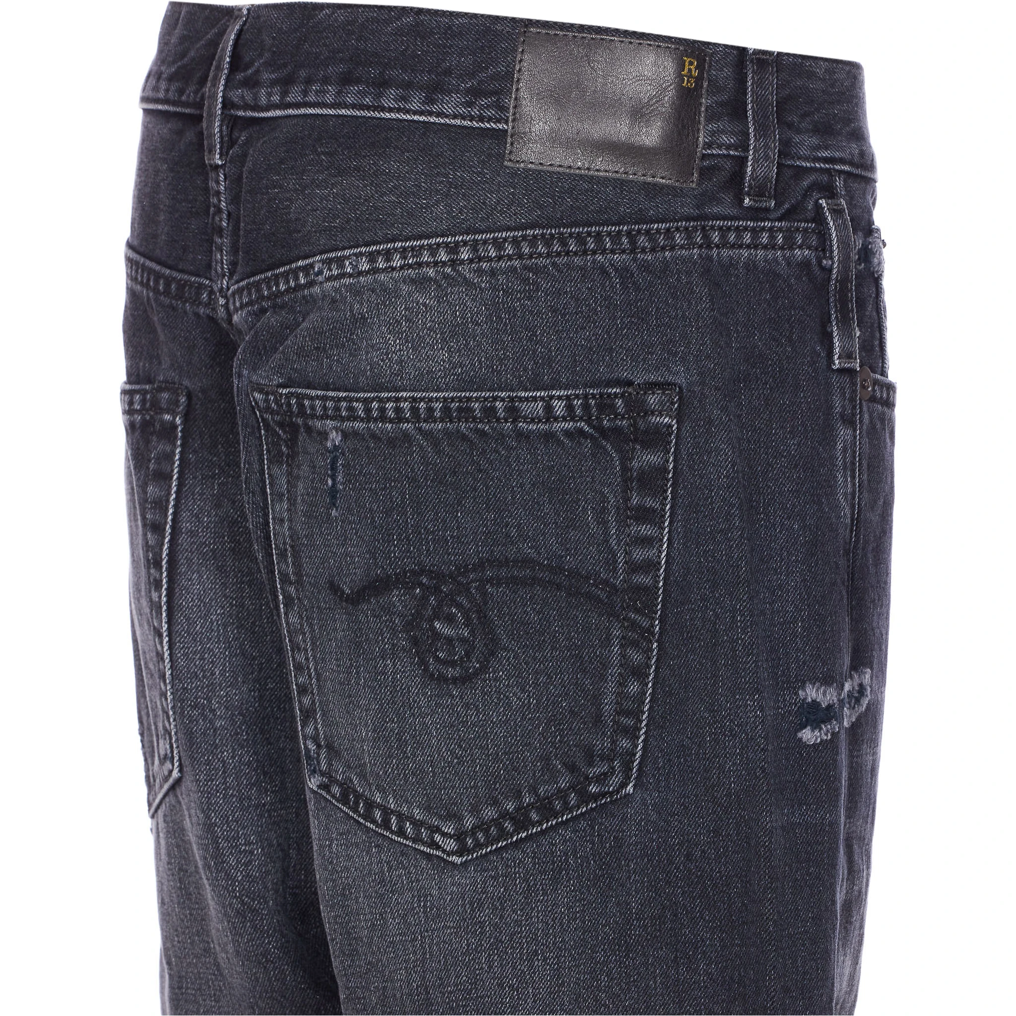 R13 Jeans Black