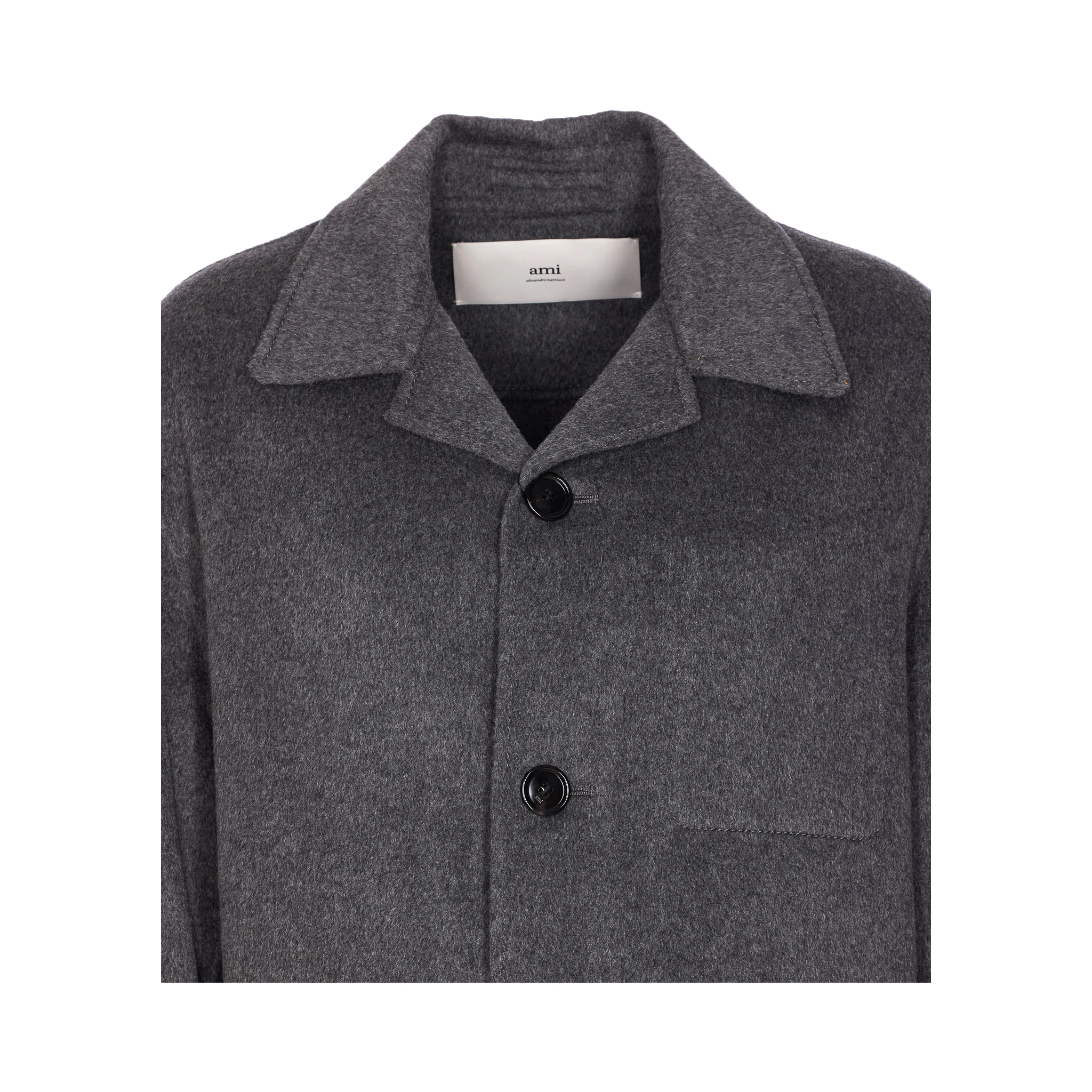 Ami Alexandre Matiussi Coats Grey