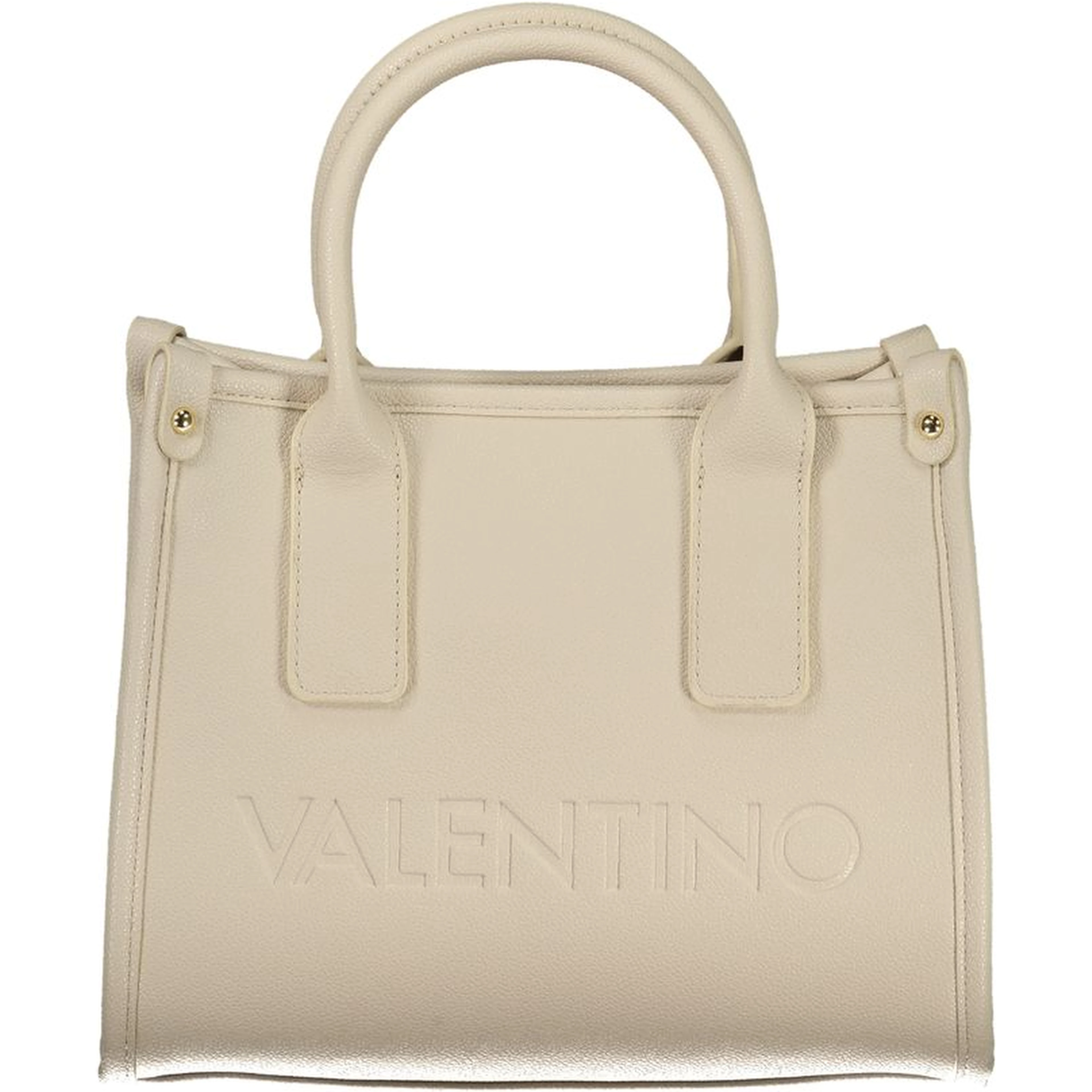 Beige Polyethylene Handbag