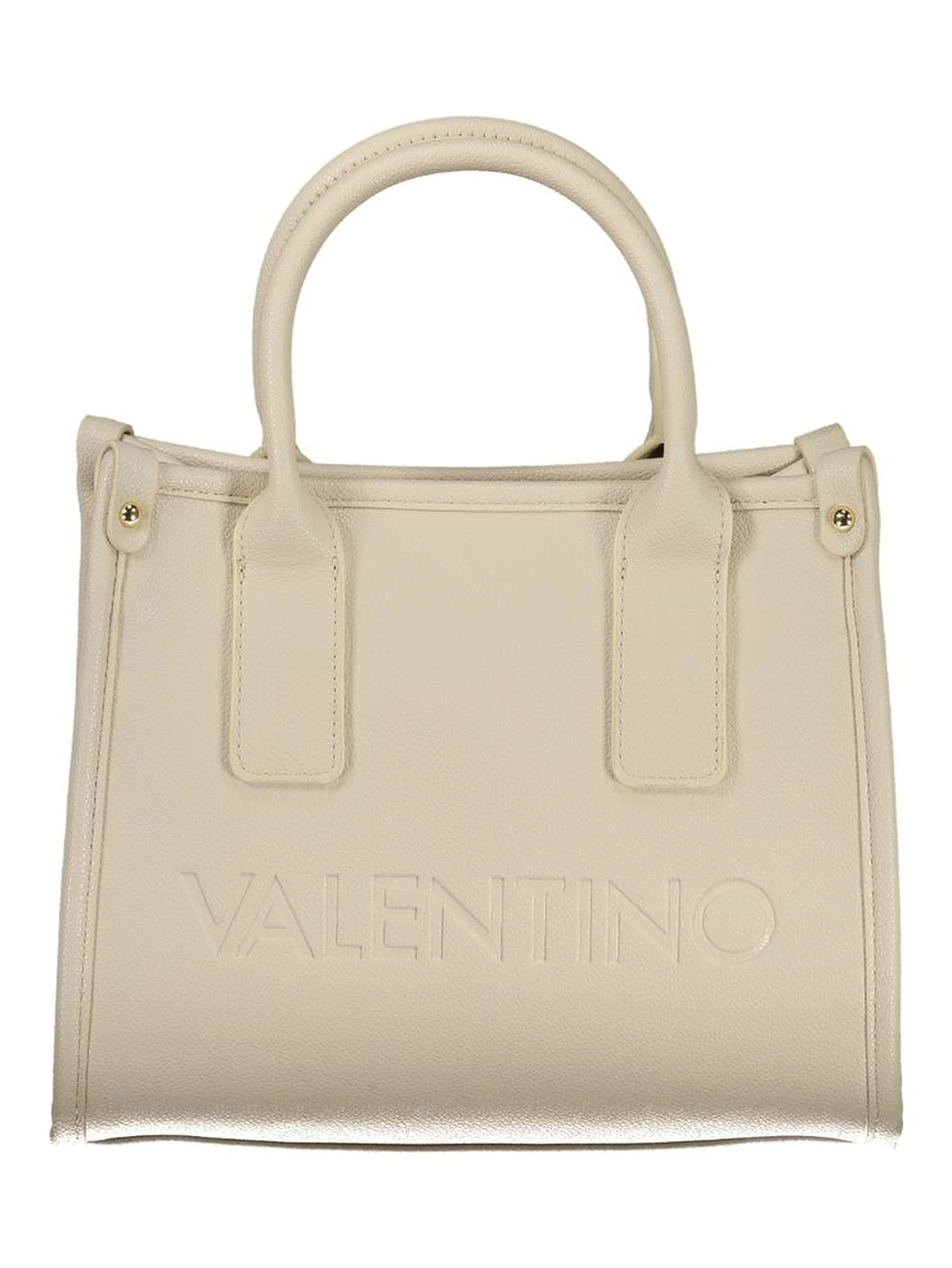Beige Polyethylene Handbag