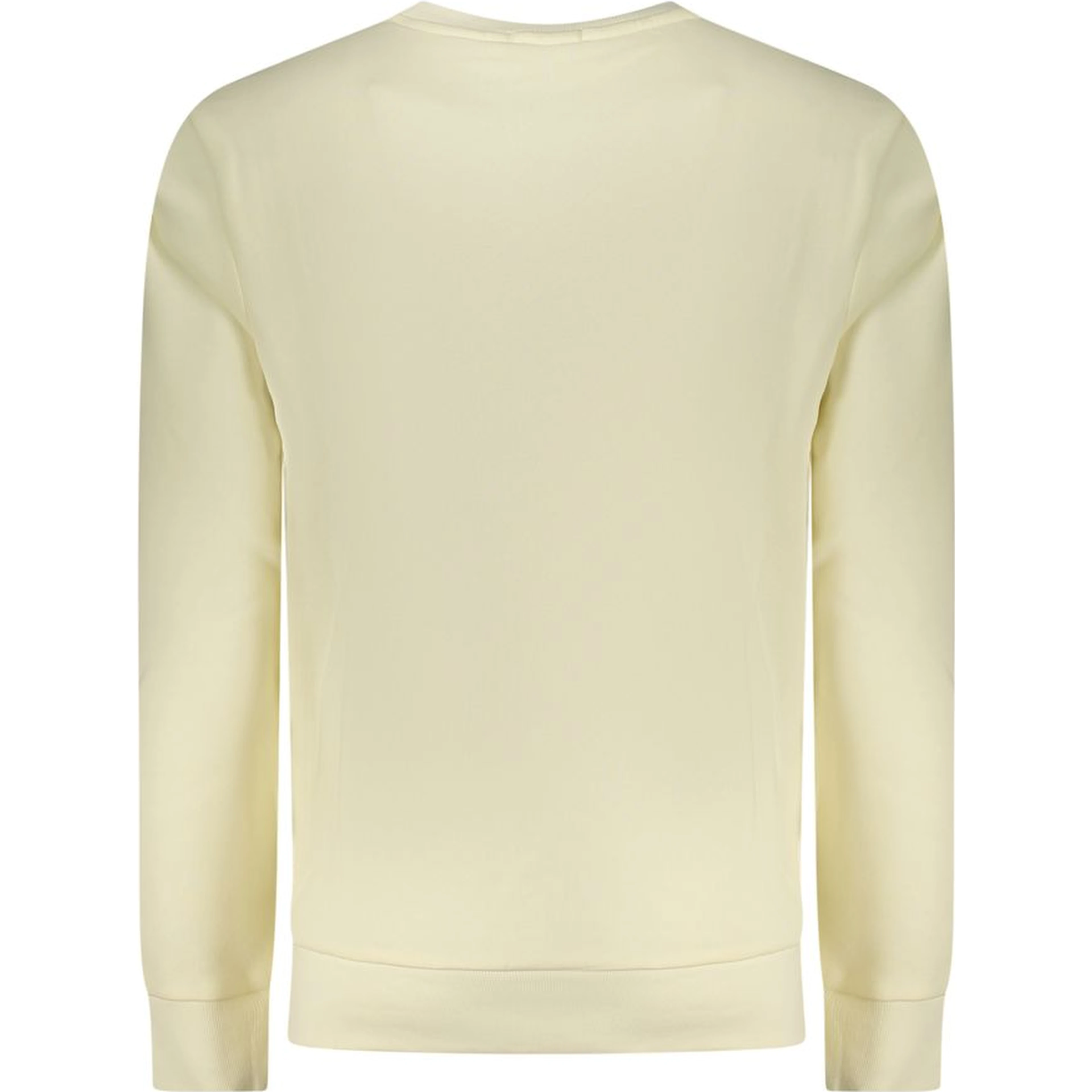 White Cotton Men Sweatshirt