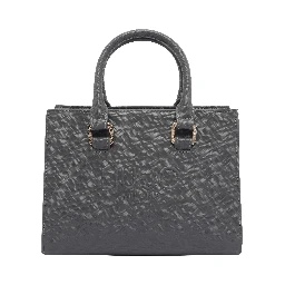 logo-embossed tote bag