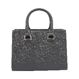 logo-embossed tote bag