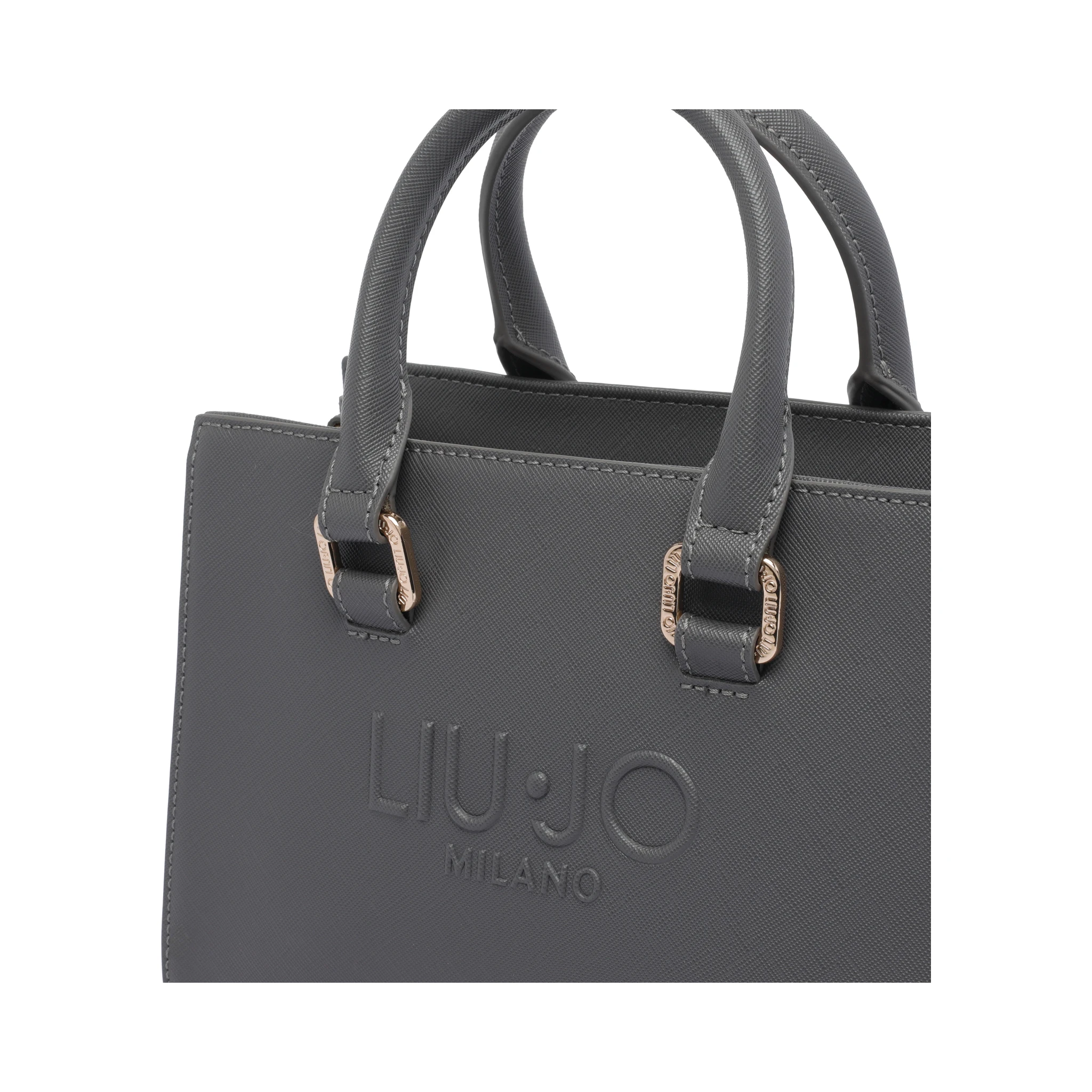 logo-embossed tote bag