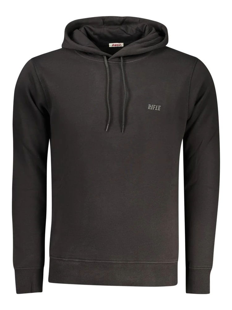 Black Cotton Sweatshirt
