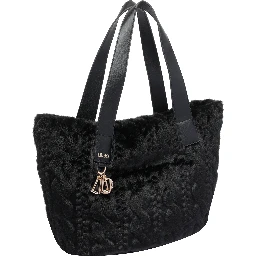 large cable-knit tote bag