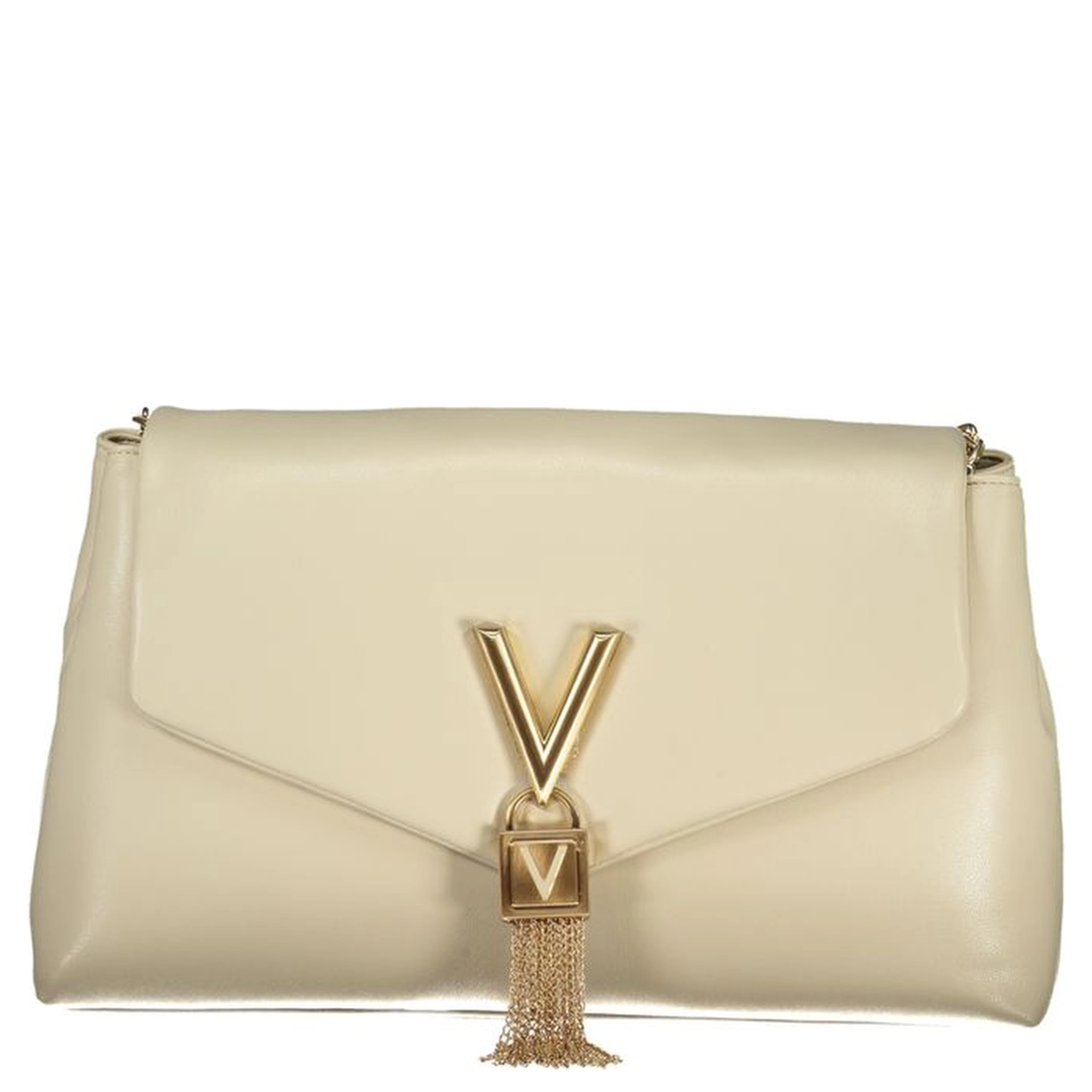 Beige Polyethylene Handbag