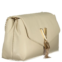 Beige Polyethylene Handbag