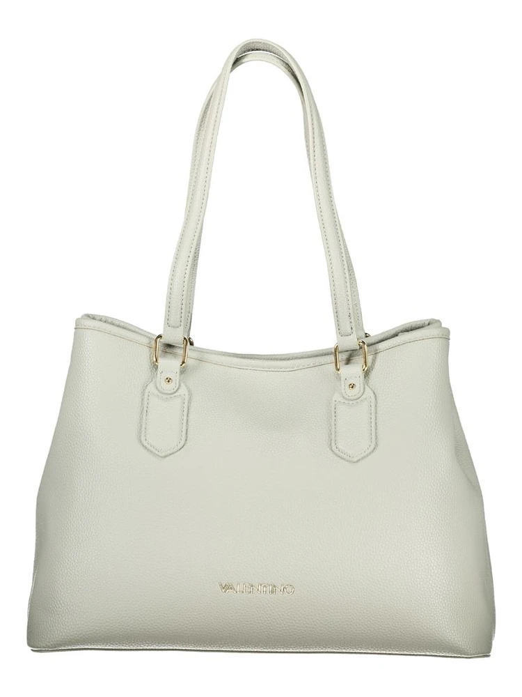 Gray Polyethylene Handbag