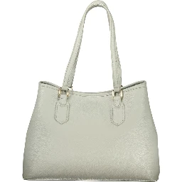 Gray Polyethylene Handbag