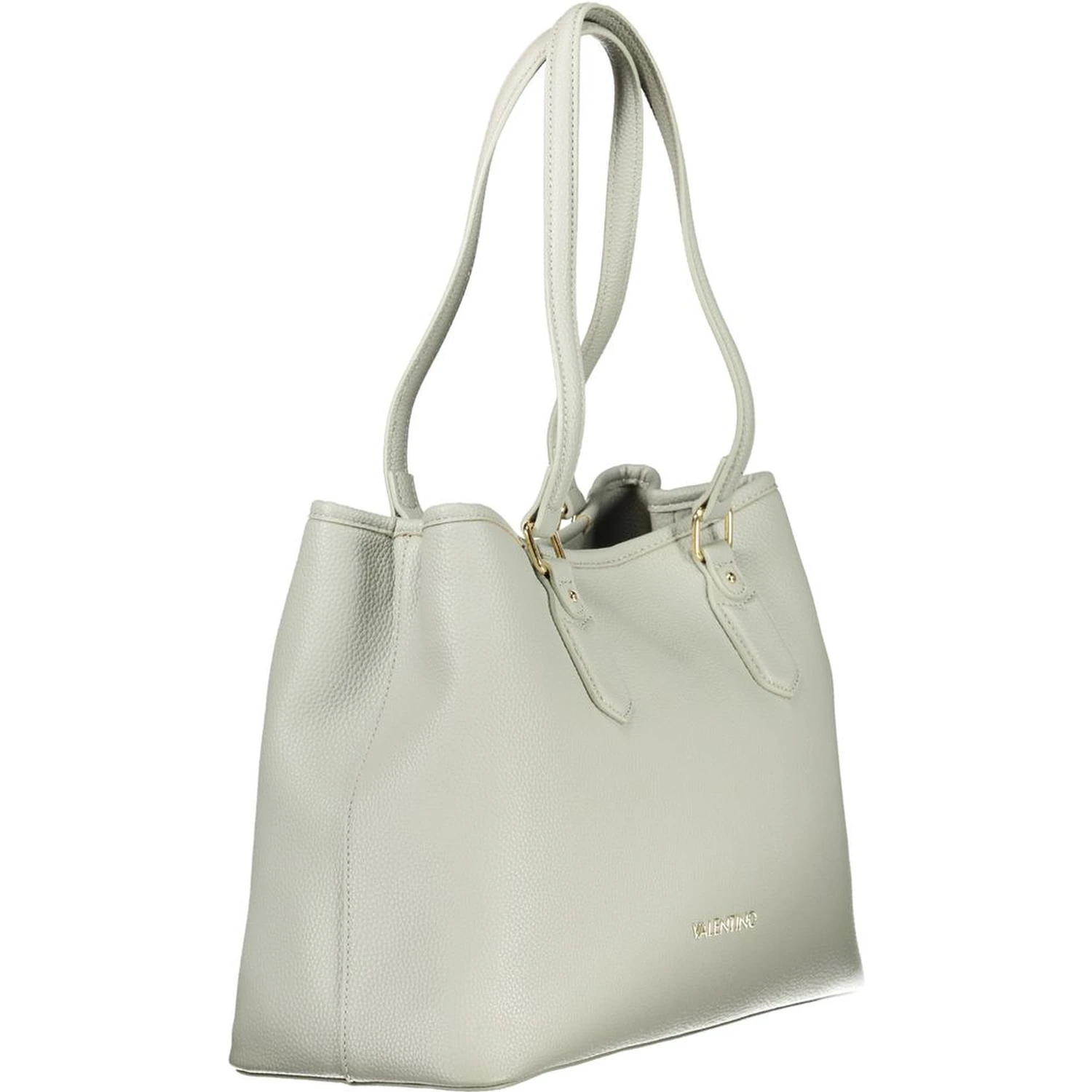 Gray Polyethylene Handbag