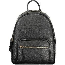 Nero Poliuretano Women Backpack
