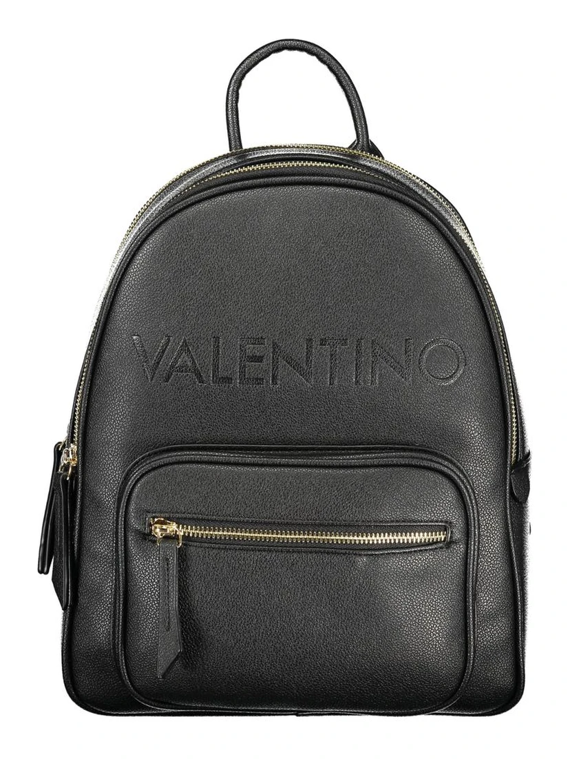 Nero Poliuretano Women Backpack