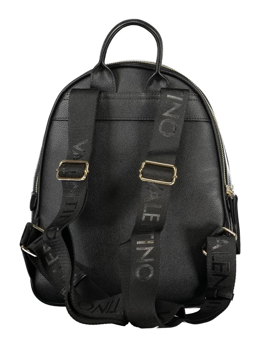 Nero Poliuretano Women Backpack