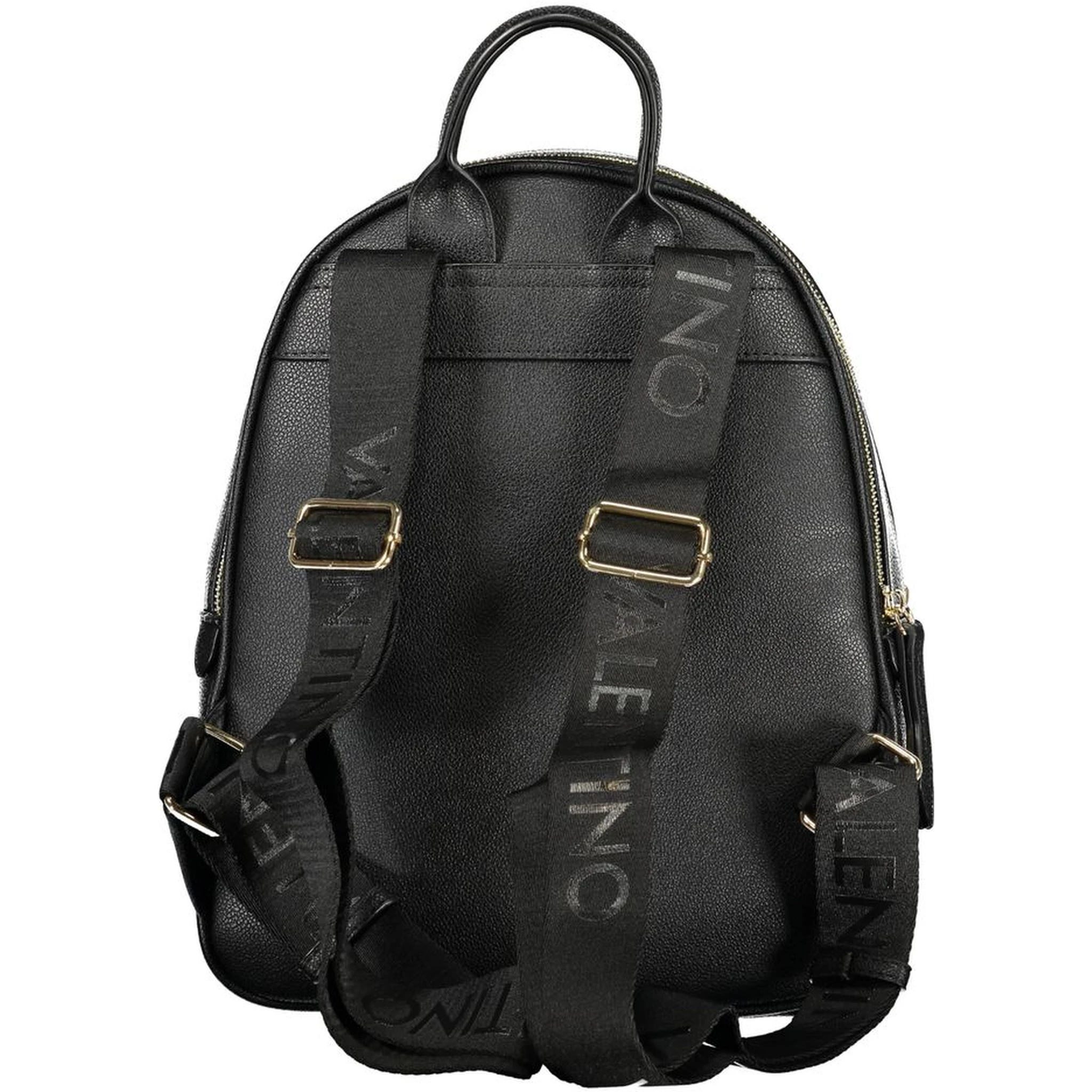 Nero Poliuretano Women Backpack