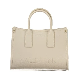 Beige Polyethylene Handbag