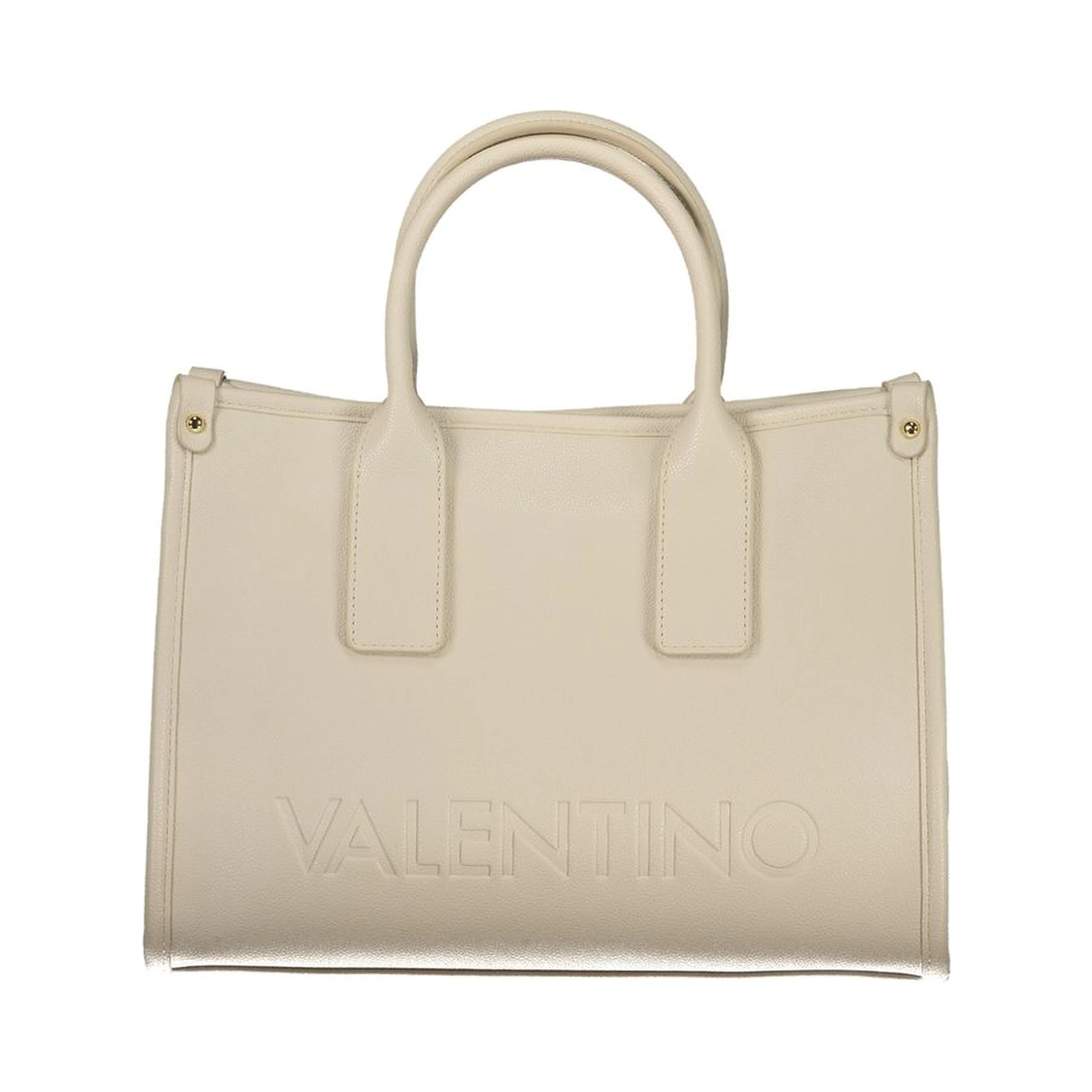 Beige Polyethylene Handbag