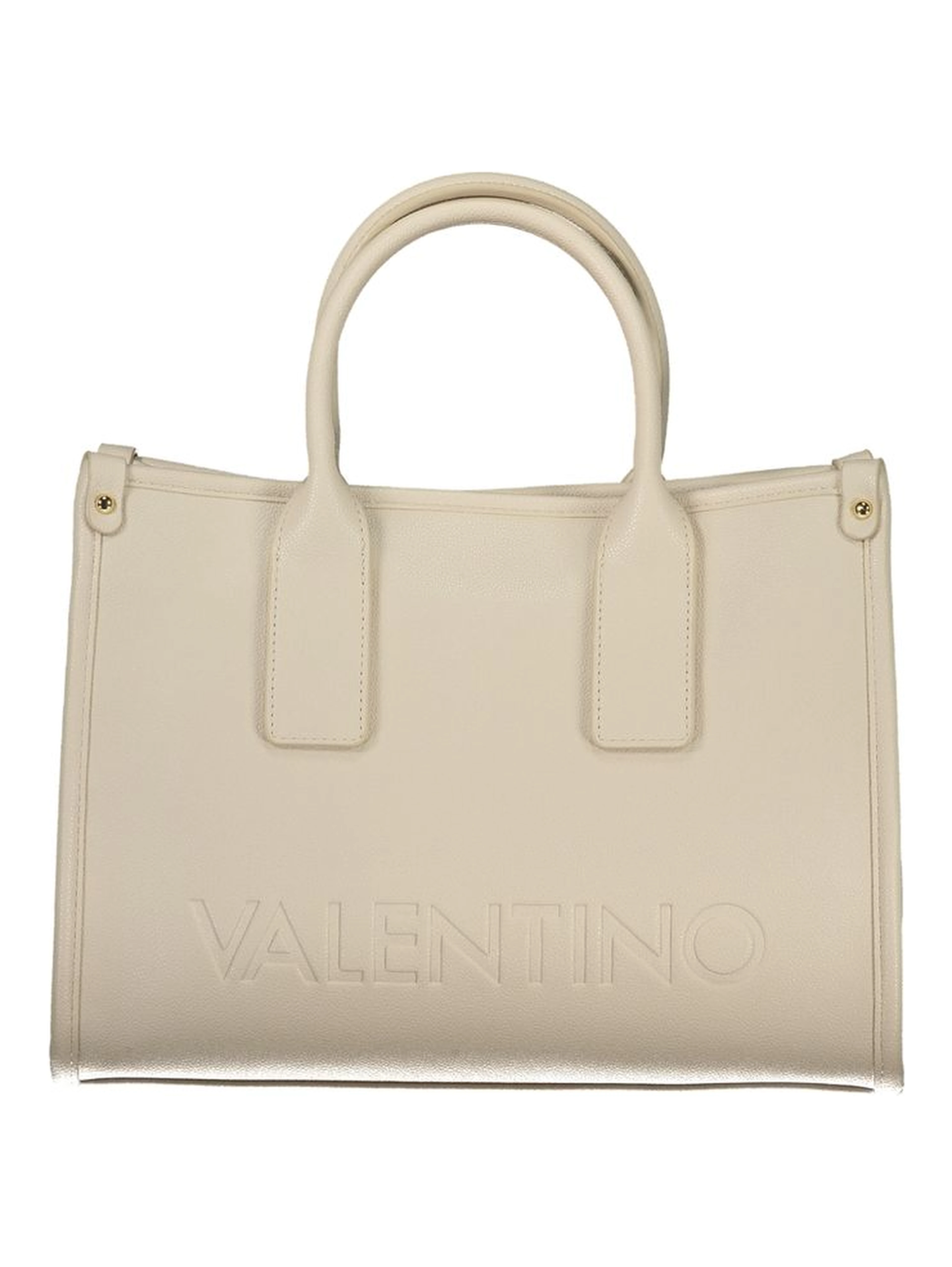 Beige Polyethylene Handbag