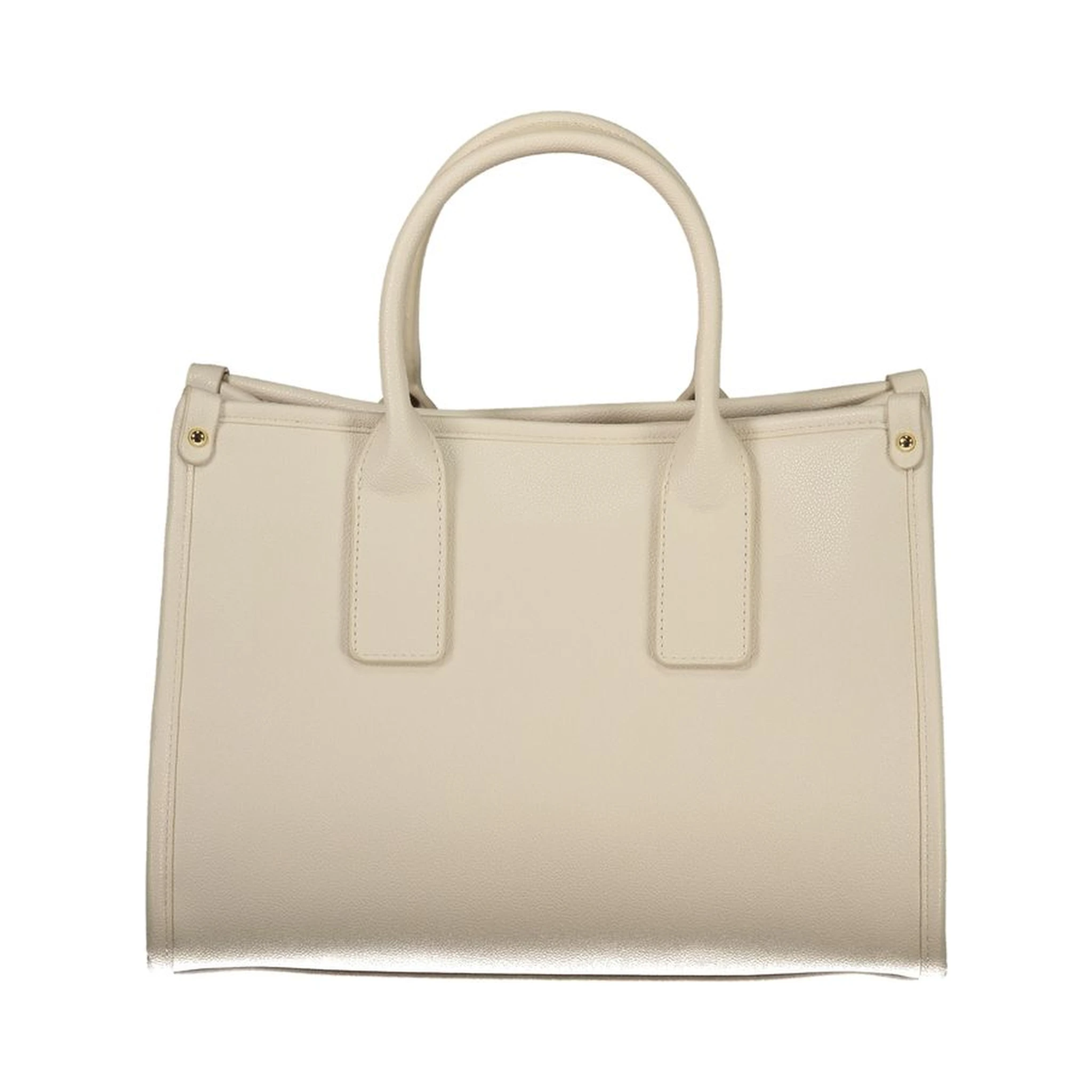 Beige Polyethylene Handbag