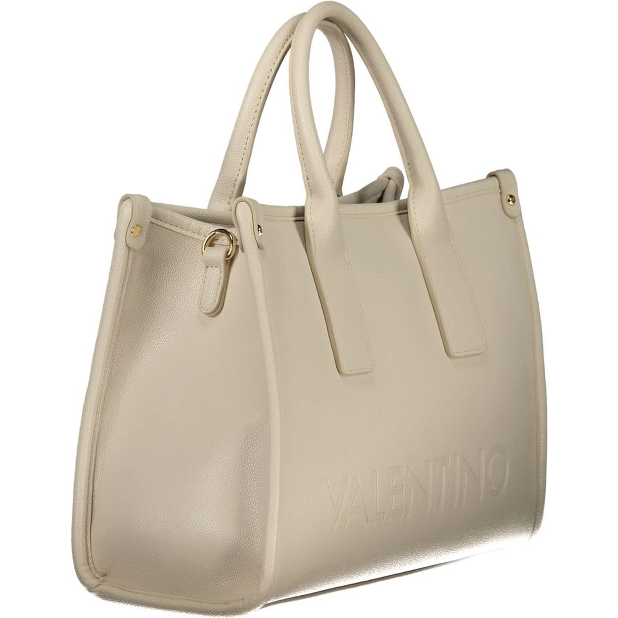 Beige Polyethylene Handbag