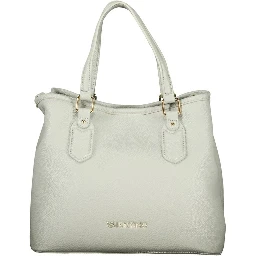 Gray Polyethylene Handbag