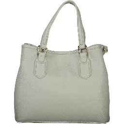 Gray Polyethylene Handbag