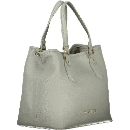 Gray Polyethylene Handbag