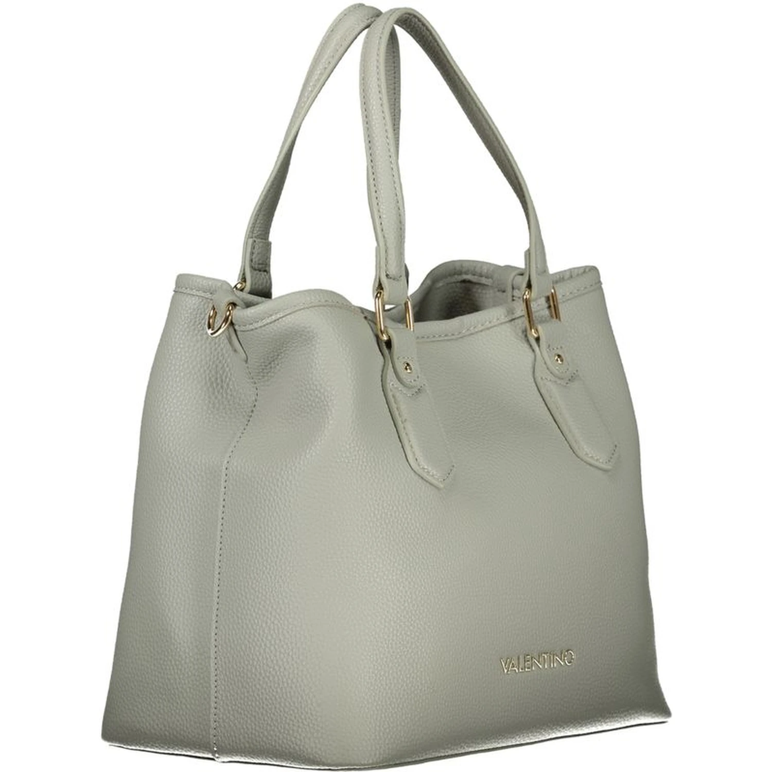 Gray Polyethylene Handbag