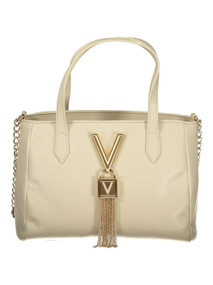 Beige Polyethylene Handbag