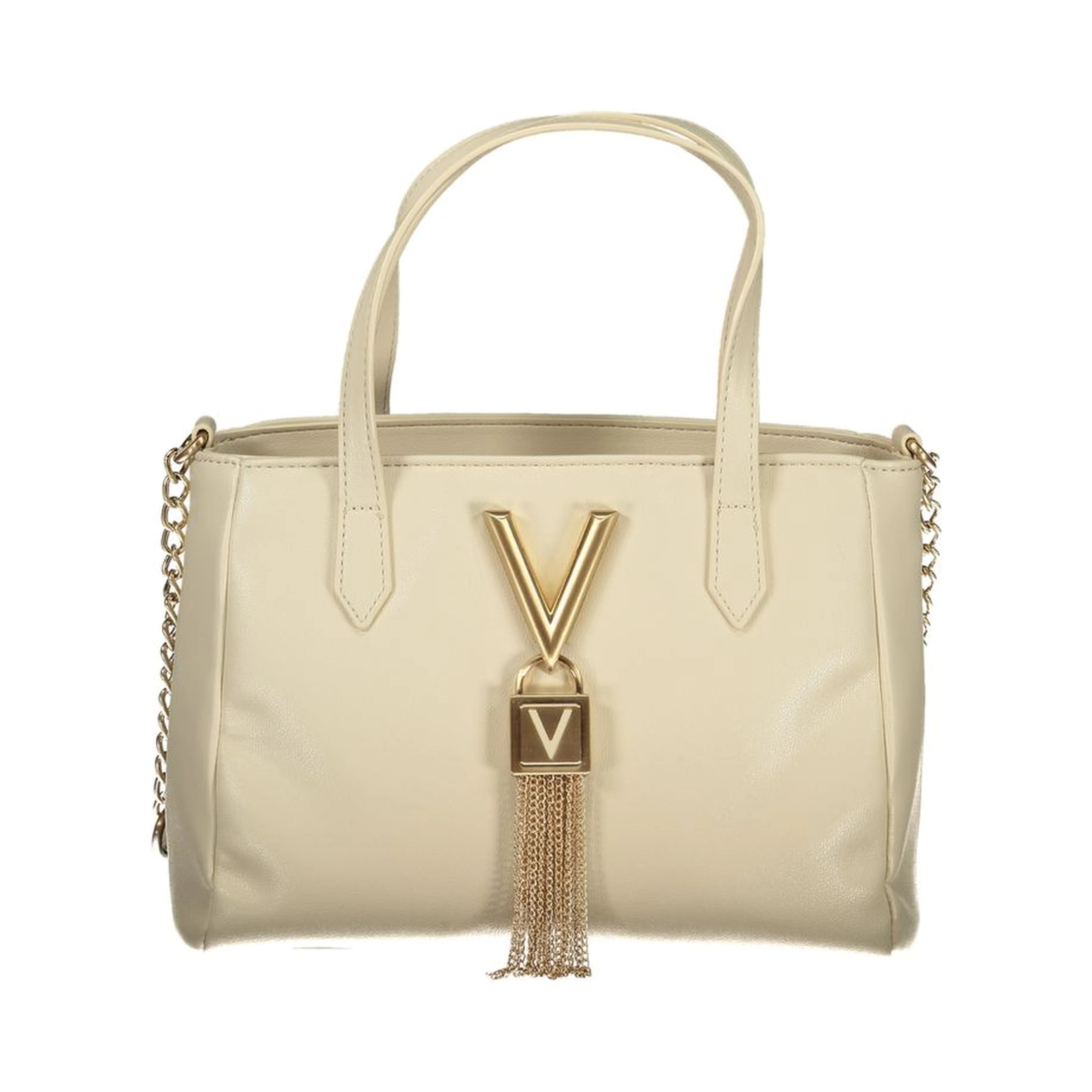 Beige Polyethylene Handbag