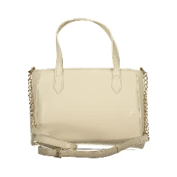 Beige Polyethylene Handbag