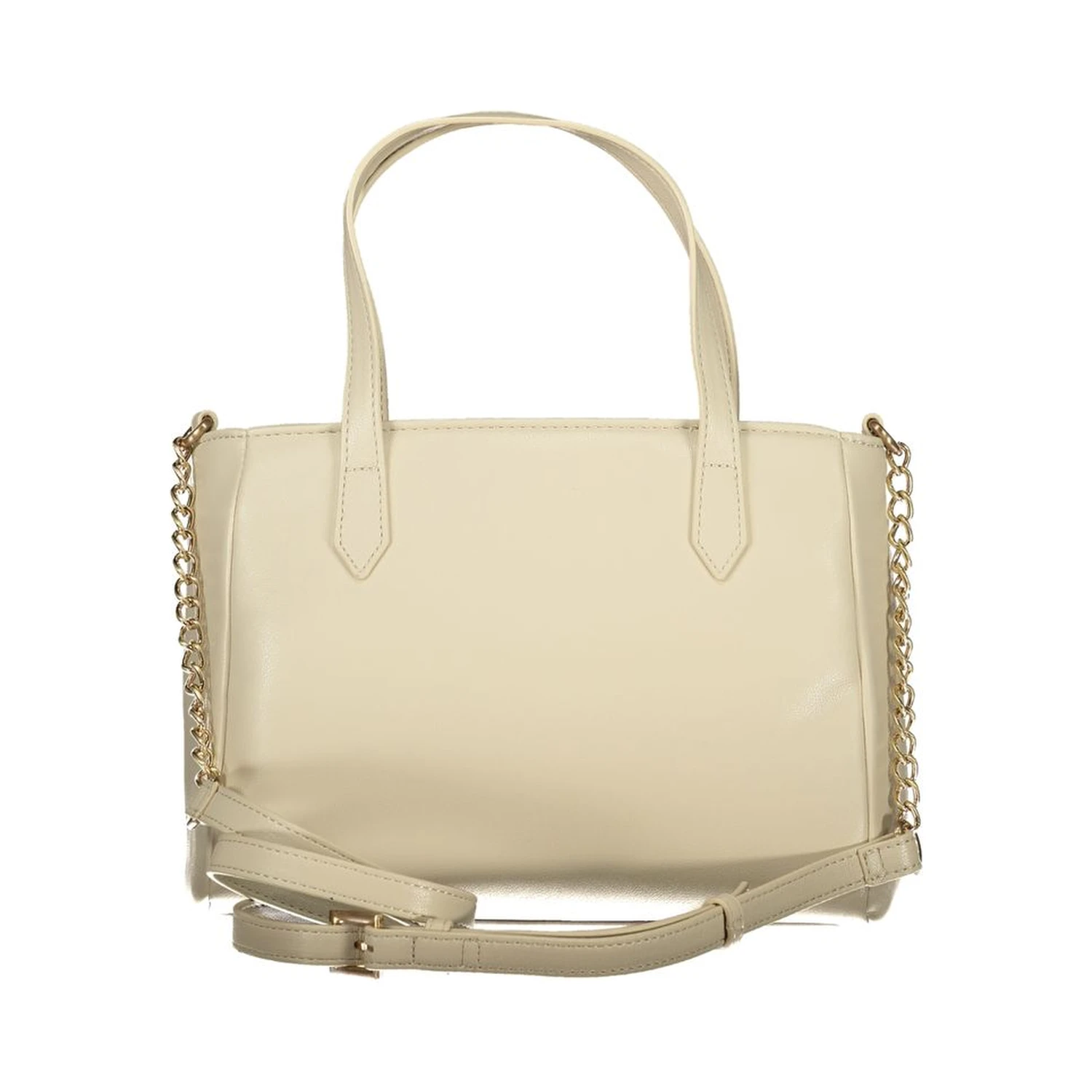 Beige Polyethylene Handbag