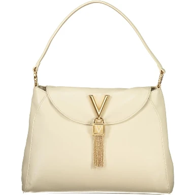Beige Polyethylene Handbag