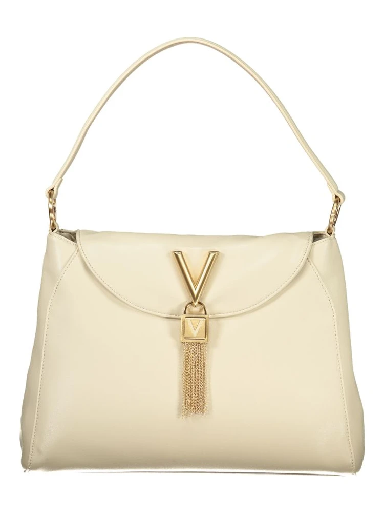 Beige Polyethylene Handbag