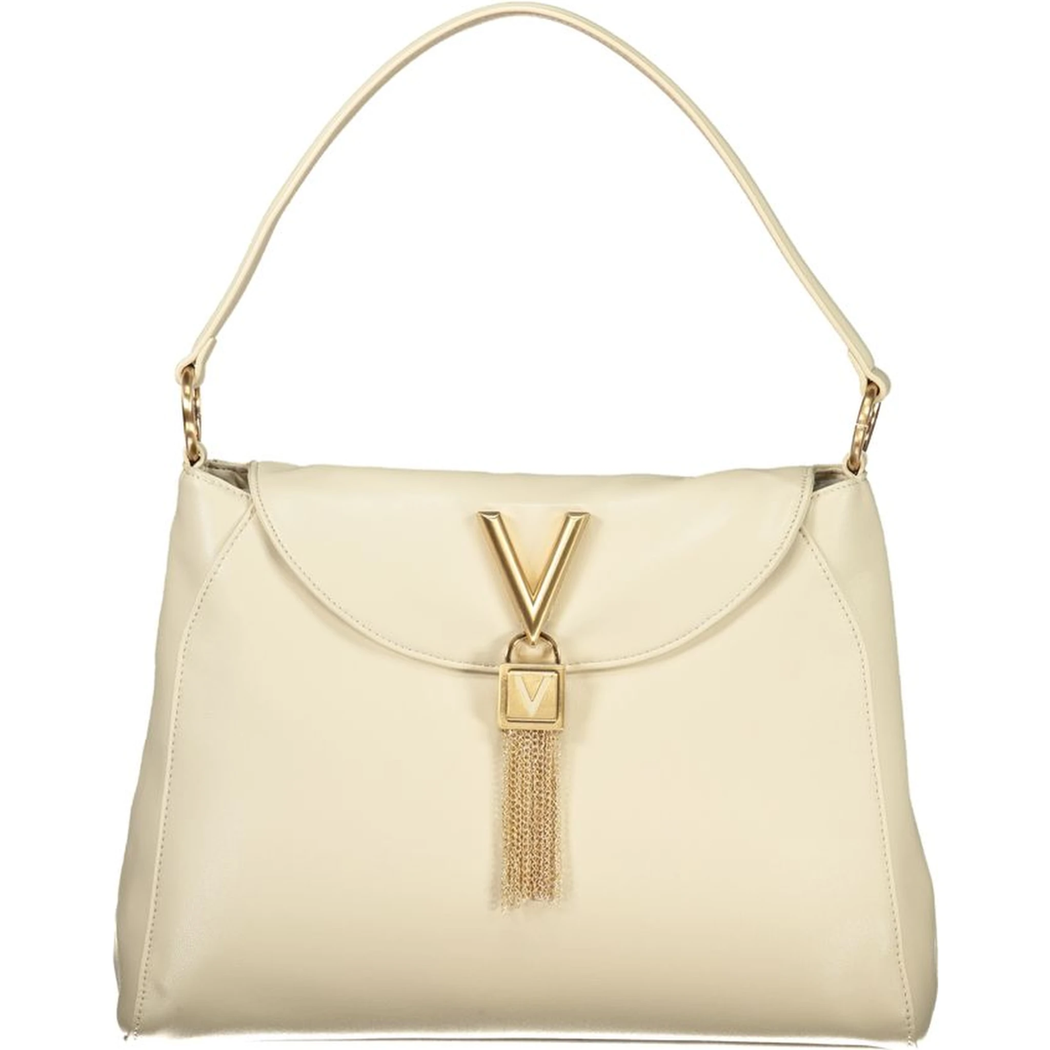 Beige Polyethylene Handbag