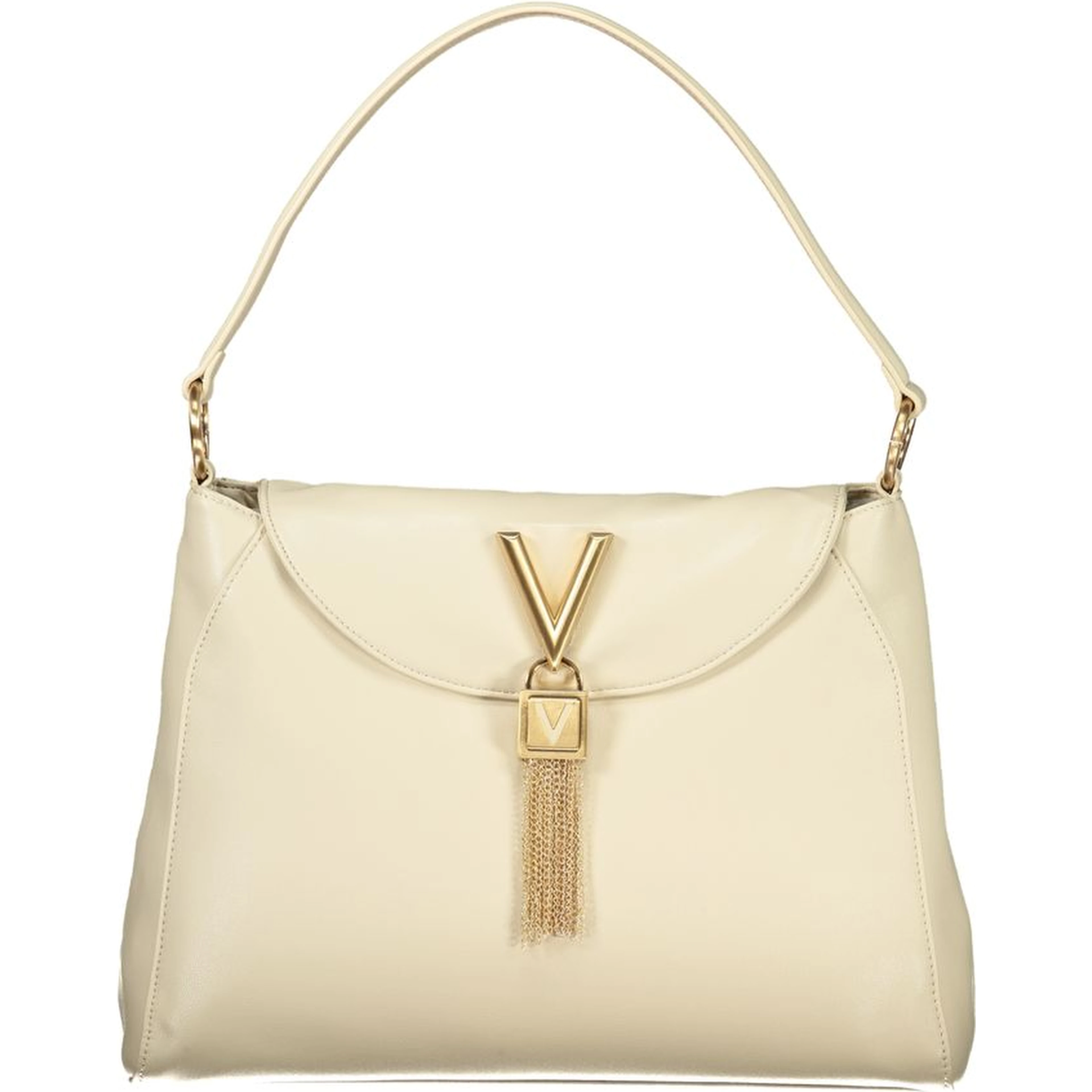Beige Polyethylene Handbag