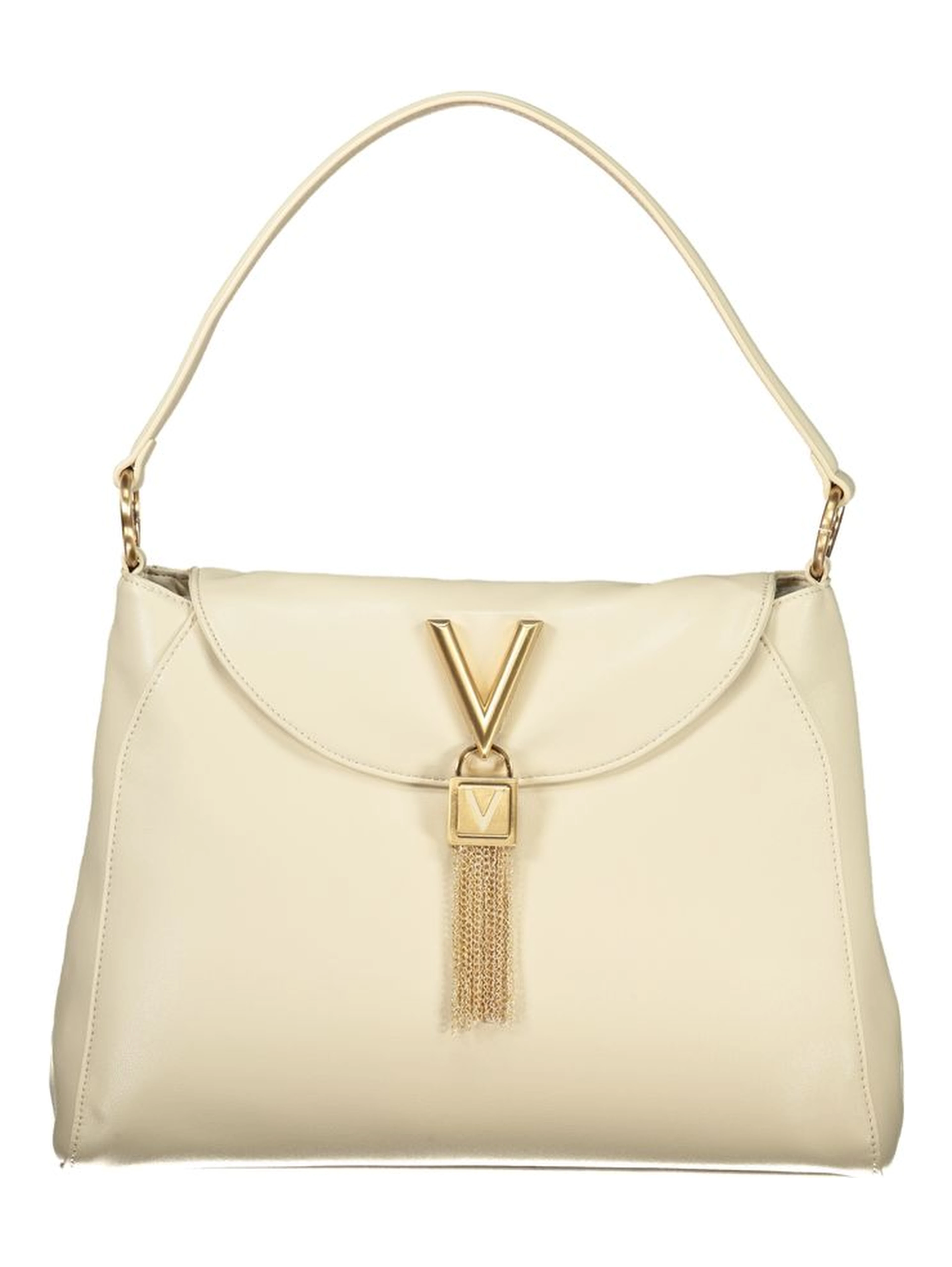 Beige Polyethylene Handbag