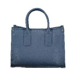 Blue Polyethylene Handbag
