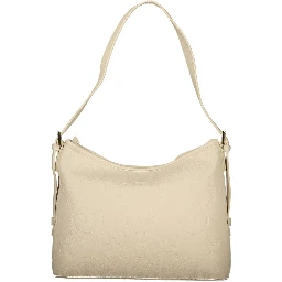 Beige Polyethylene Handbag