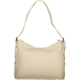 Beige Polyethylene Handbag