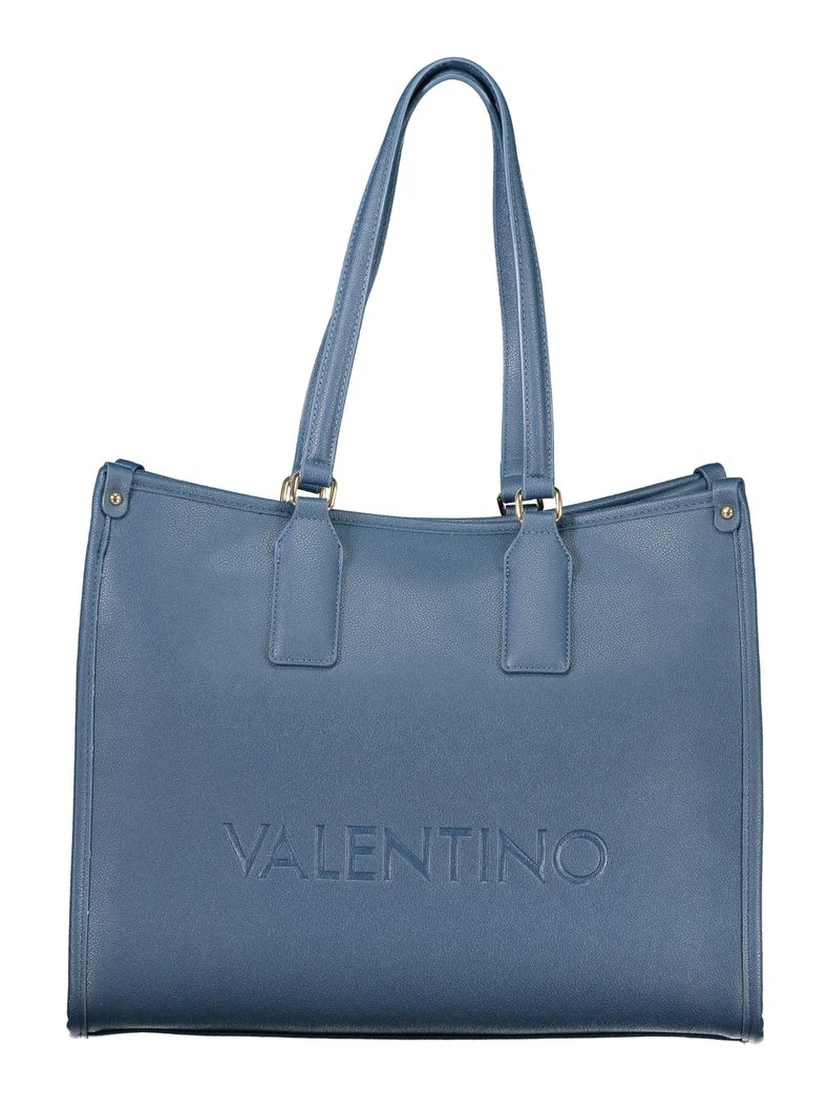 Blu Polyurethane Women Handbag