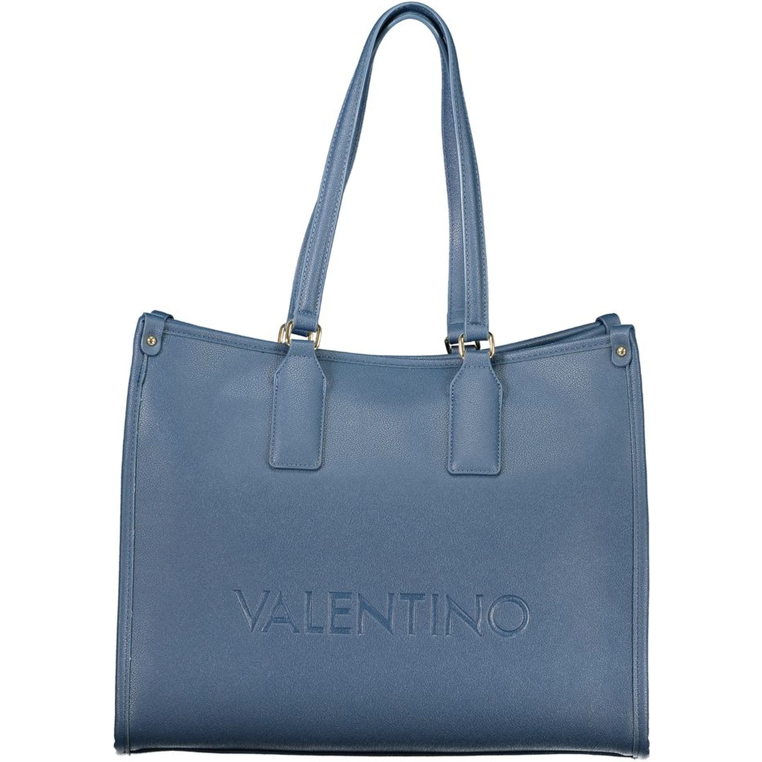 Blu Polyurethane Women Handbag