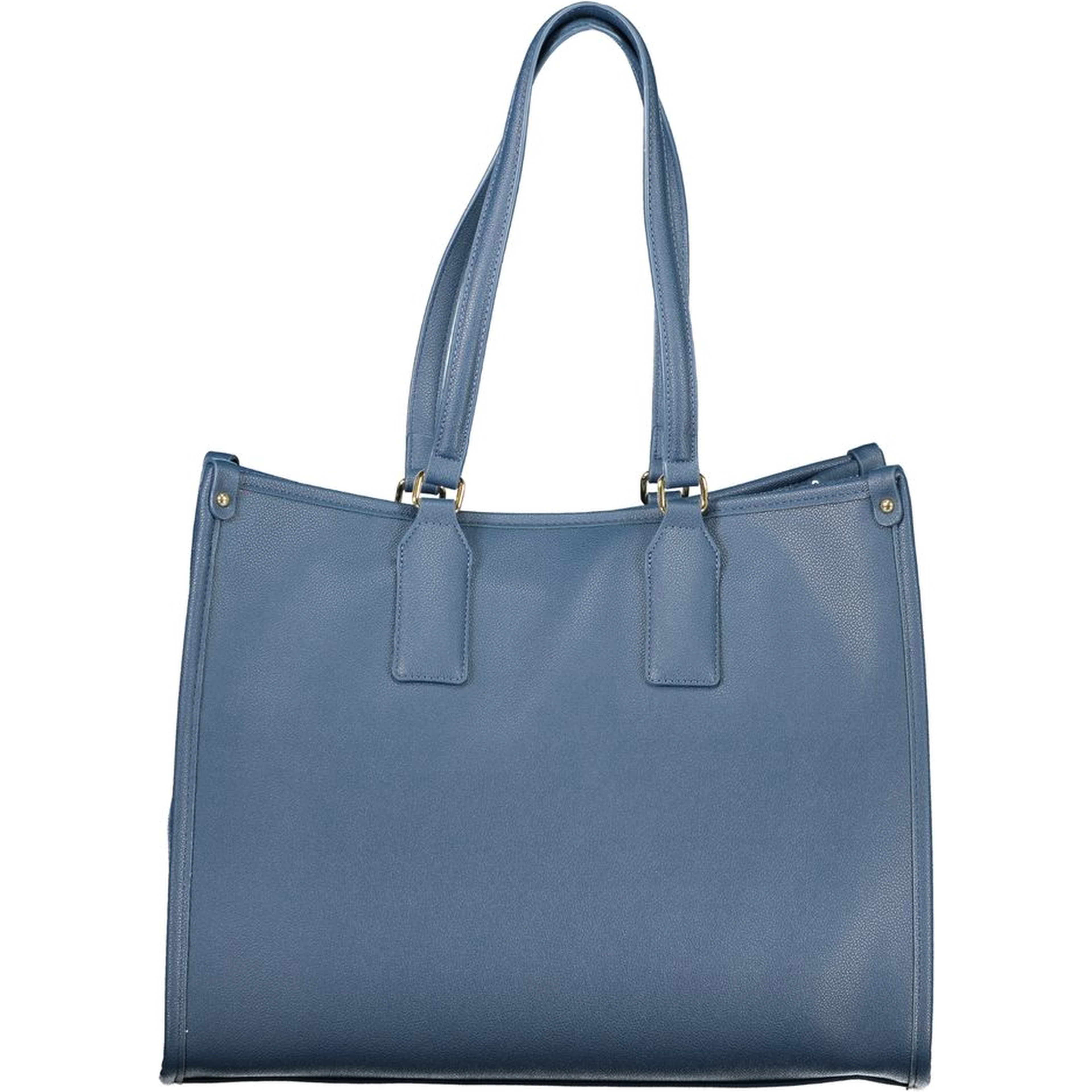 Blu Polyurethane Women Handbag