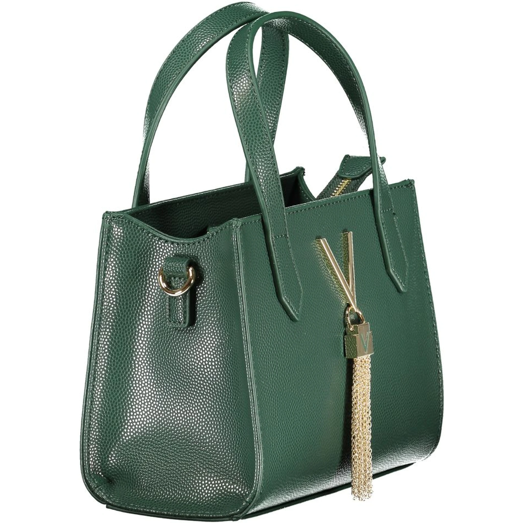 Verde Poliuretano Women Handbag