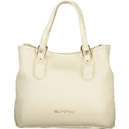 Beige Polyethylene Handbag