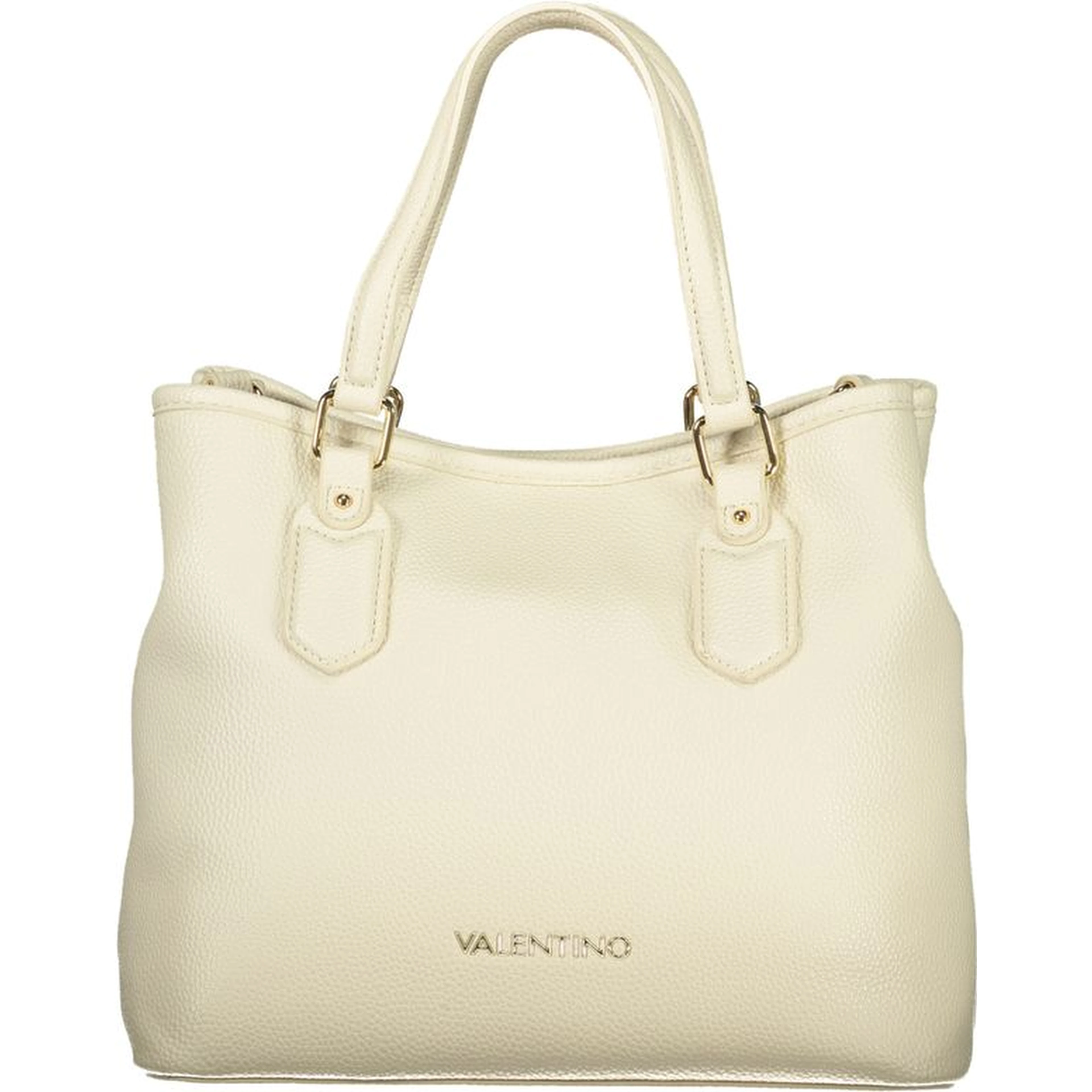 Beige Polyethylene Handbag