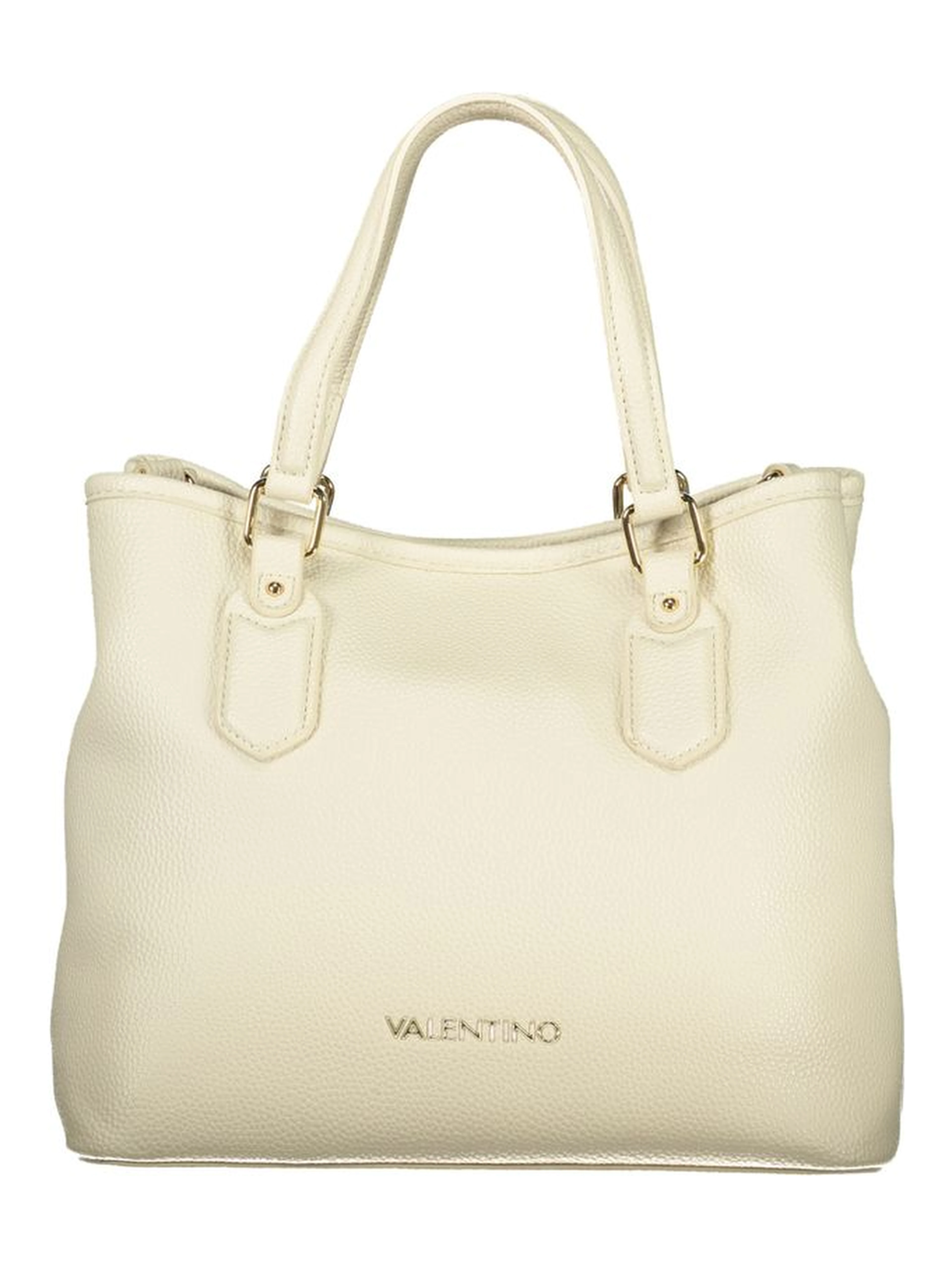 Beige Polyethylene Handbag