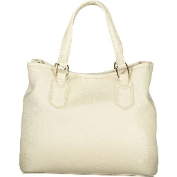Beige Polyethylene Handbag