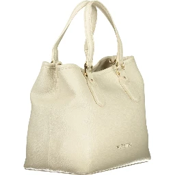 Beige Polyethylene Handbag