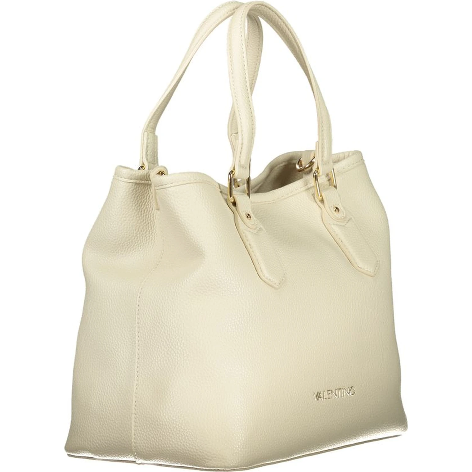 Beige Polyethylene Handbag